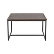 DEERFIELD Couchtisch Braun/Schwarz 70x70x40cm - ZEN ZONE