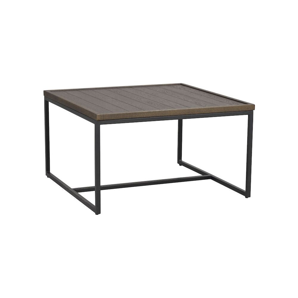 DEERFIELD Couchtisch Braun/Schwarz 70x70x40cm - ZEN ZONE
