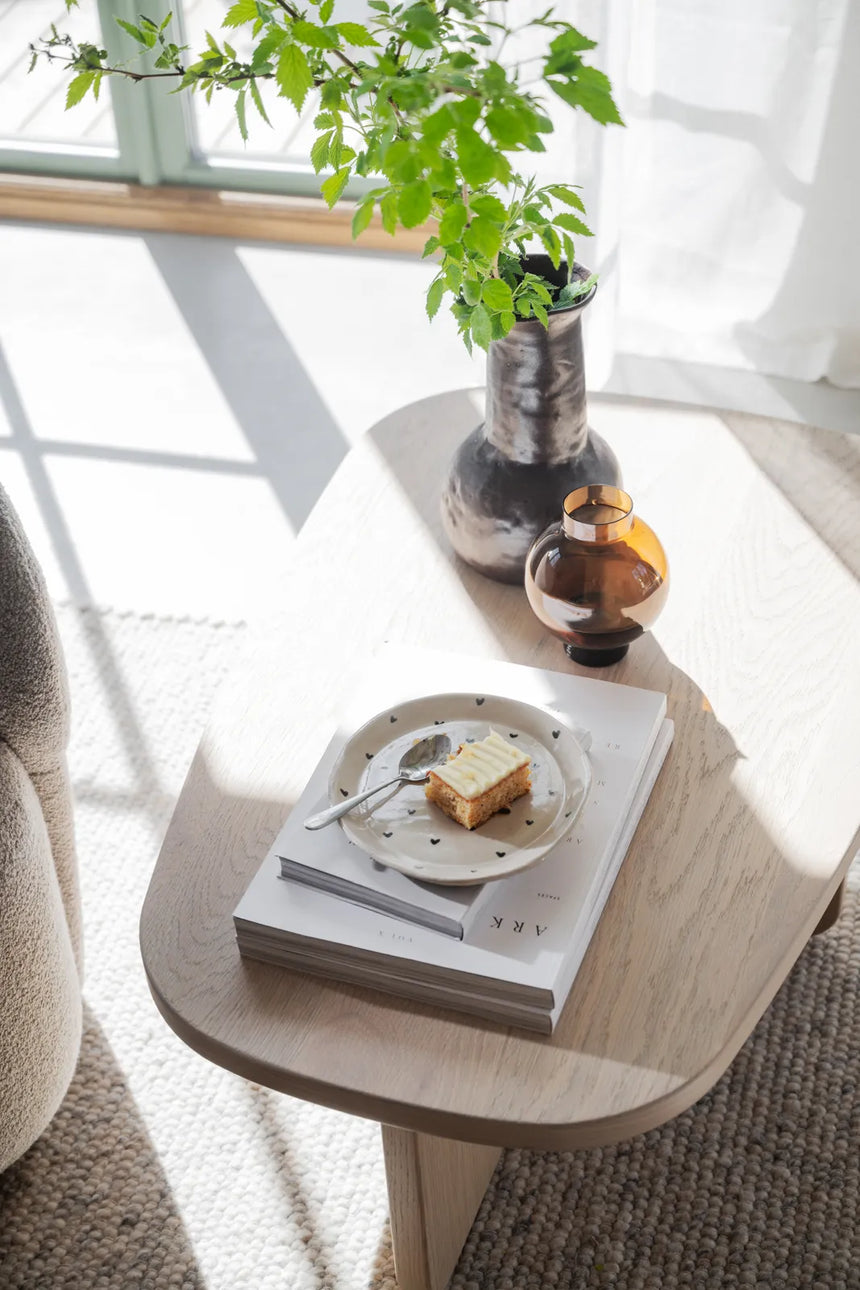 BILLINGS Couchtisch aus Eiche Weiß pigmentiert 89x59x34cm - ZEN ZONE Furniture