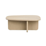BILLINGS Couchtisch aus Eiche Weiß pigmentiert 89x59x34cm
