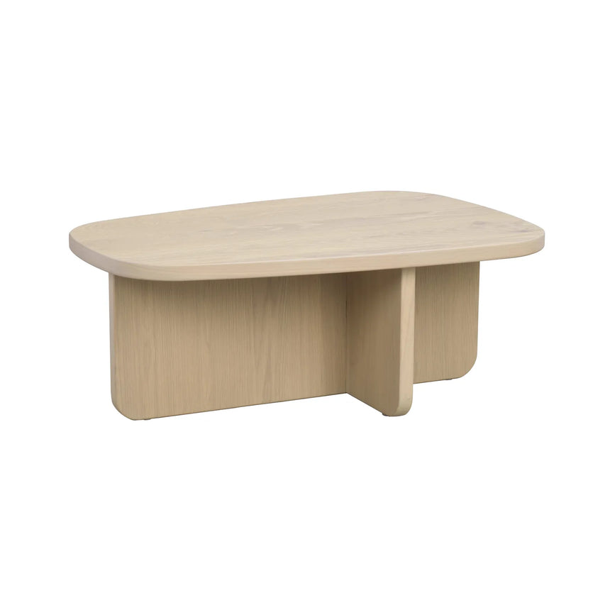 BILLINGS Couchtisch aus Eiche Weiß pigmentiert 89x59x34cm - ZEN ZONE Furniture