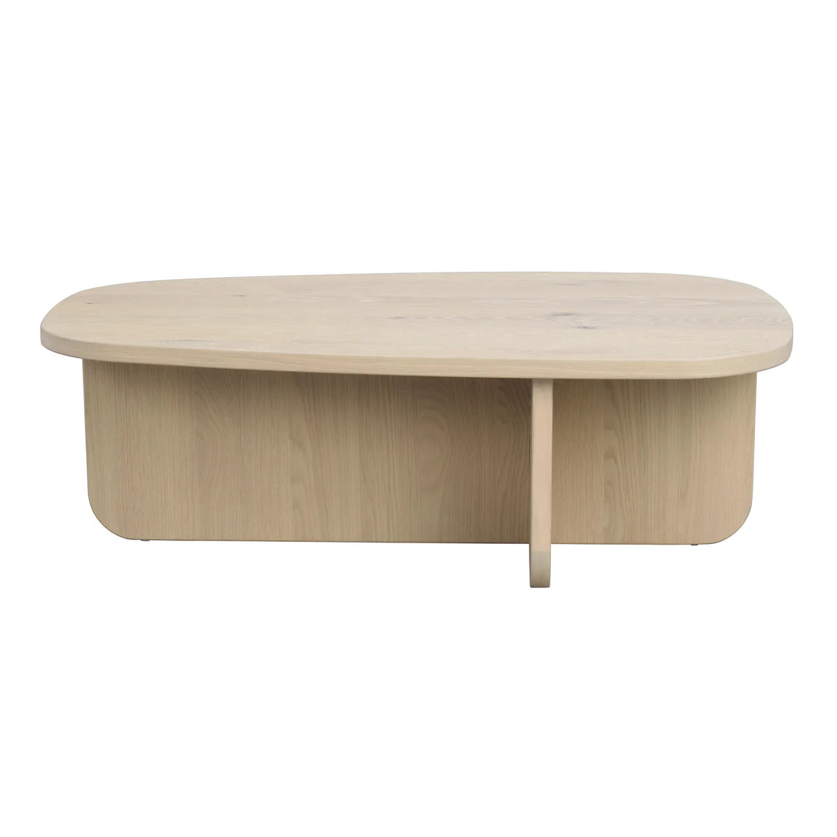 BILLINGS Couchtisch aus Eiche Weiß pigmentiert 118x73x39cm