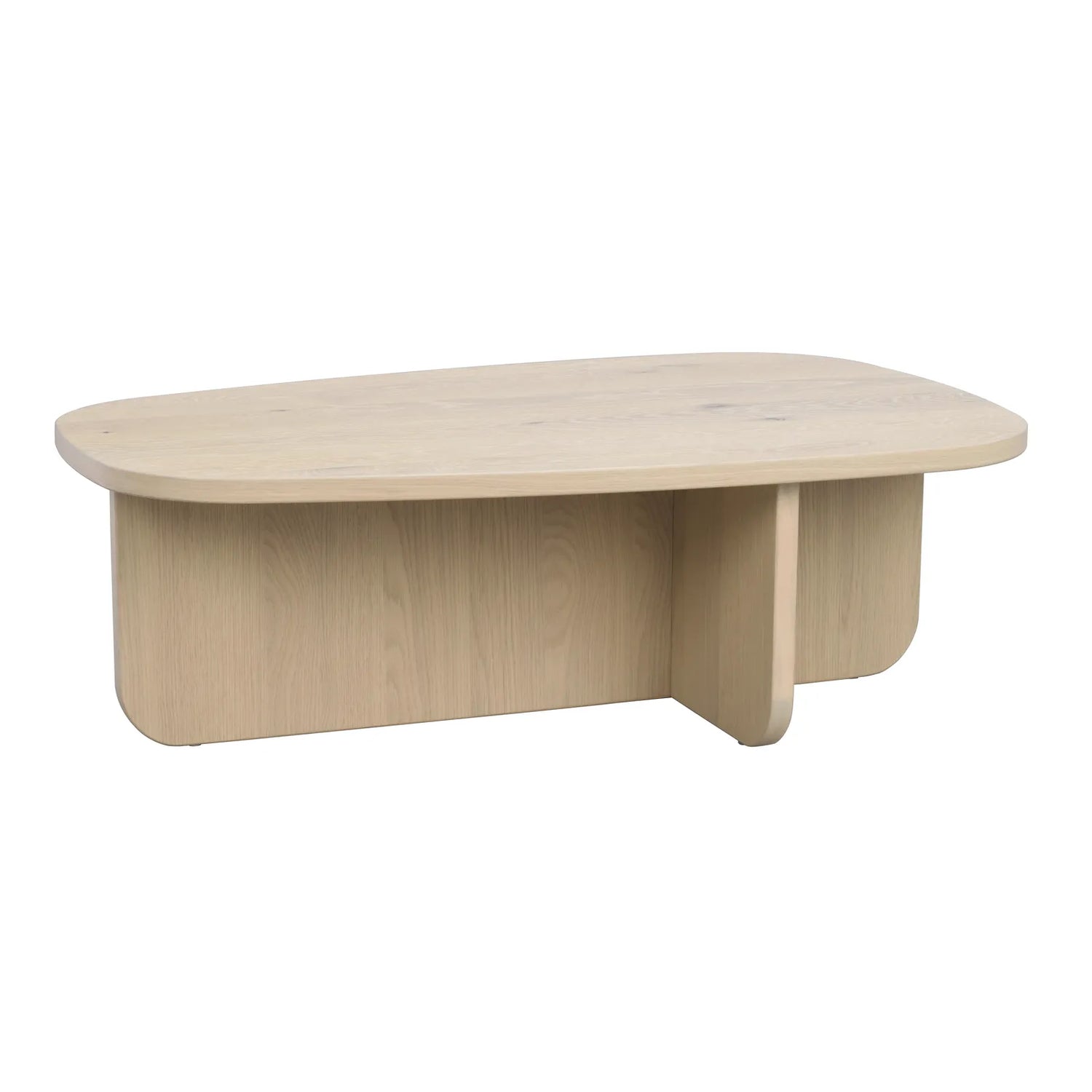 BILLINGS Couchtisch aus Eiche Weiß pigmentiert 118x73x39cm - ZEN ZONE Furniture