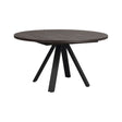 MADDOCK Esstisch Braun/Schwarz 135x135x75cm - ZEN ZONE