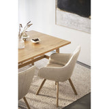 ALISON Esszimmerstuhl Hellbeige/Eiche 58x60x88cm - ZEN ZONE