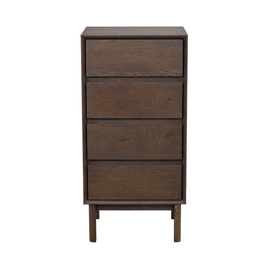 MACKAY Kommode Braun 45x38x92cm - ZEN ZONE Furniture