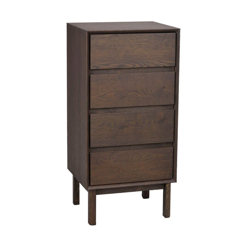 MACKAY Kommode Braun 45x38x92cm - ZEN ZONE Furniture