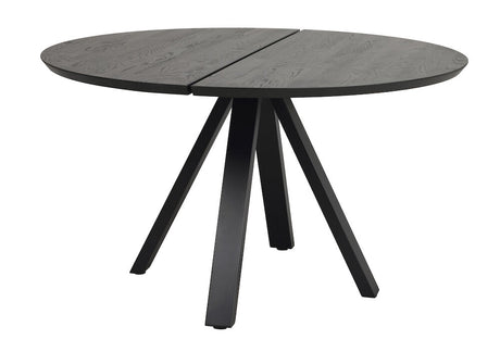 CARRADALE Esstisch Schwarz 130x130x75cm - ZEN ZONE