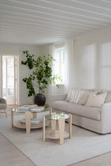 PEYTON 3-Sitzer Sofa Ursula #282 hellbeige 213x103x82cm - ZEN ZONE Furniture