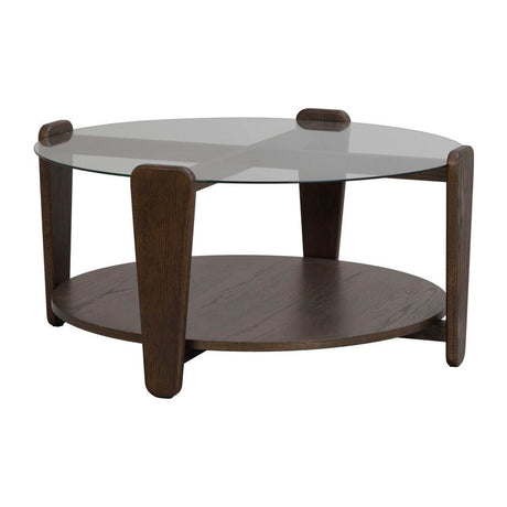 ARRAN Couchtisch Braun 93x93x45cm - ZEN ZONE Furniture