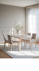 MEDFORD Essstuhl aus Eiche, 57x46x86 cm