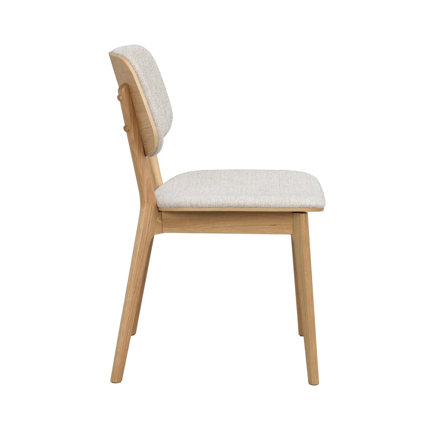 BARRETT Essstuhl massive Eiche, 58x47x83 cm - ZEN ZONE Furniture