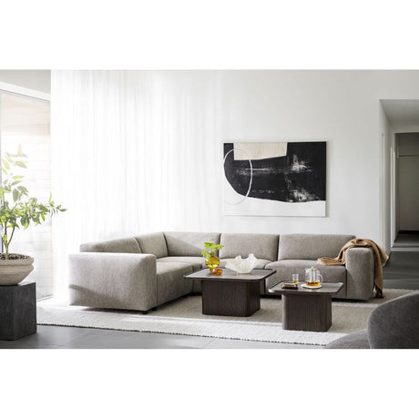 SULLIVAN Couchtisch Braun 60x60x37cm - ZEN ZONE