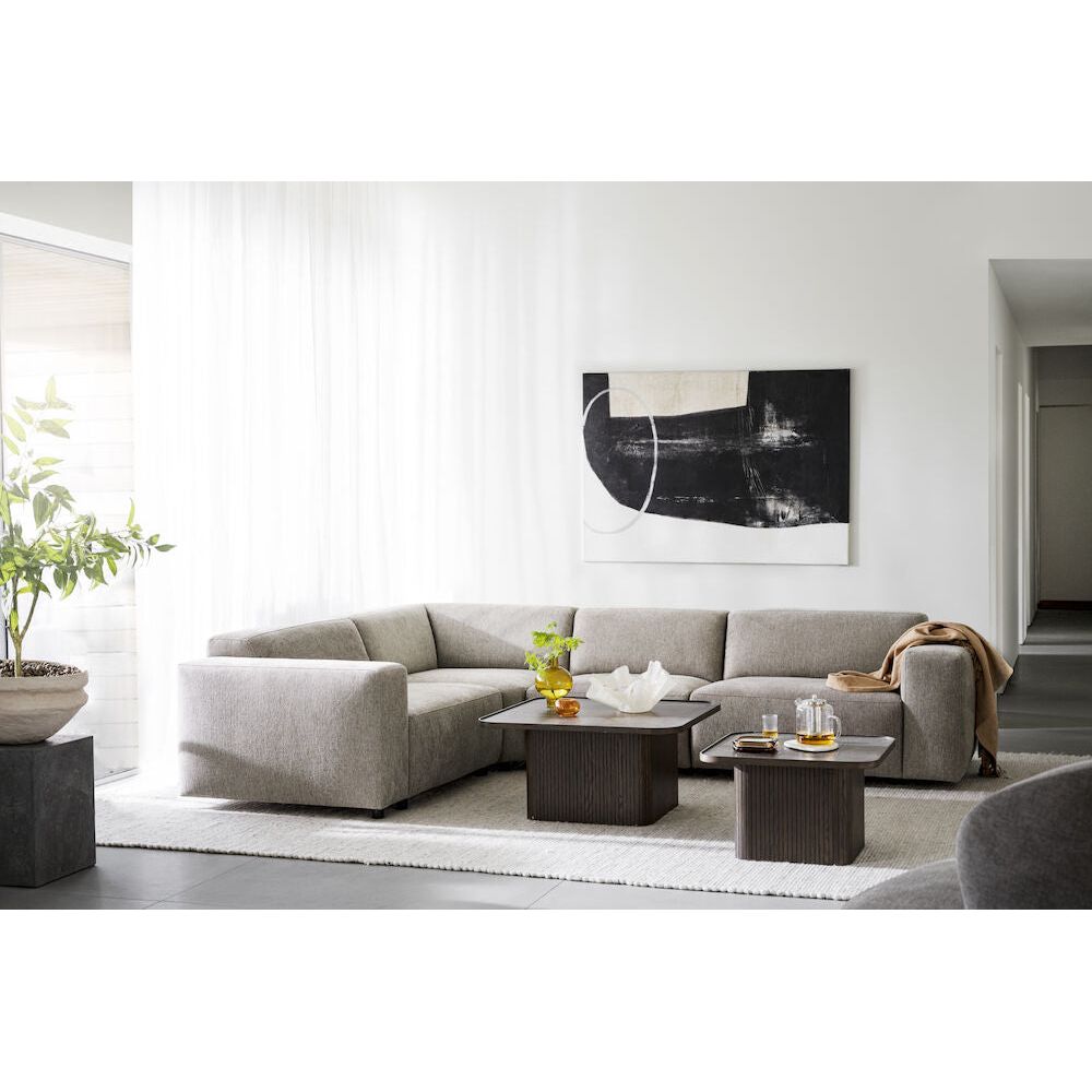 SULLIVAN Couchtisch Braun 80x80x40cm - ZEN ZONE