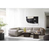 SULLIVAN Couchtisch Braun 80x80x40cm - ZEN ZONE