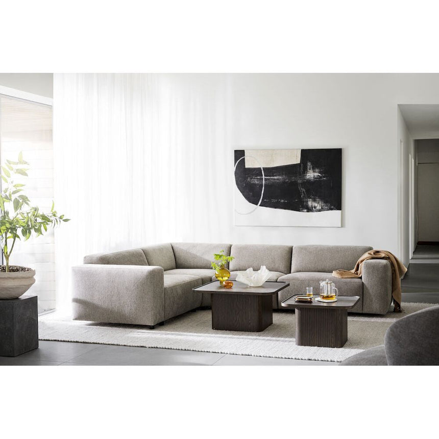 SULLIVAN Couchtisch Braun 80x80x40cm - ZEN ZONE
