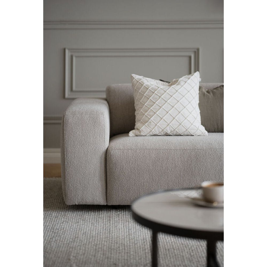 WILLARD Modulares Sofa Hellbeige 236x98x70cm - ZEN ZONE