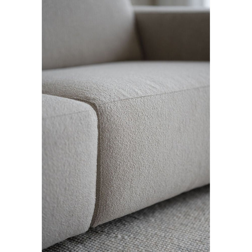 WILLARD Modulares Sofa Hellbeige 236x98x70cm - ZEN ZONE