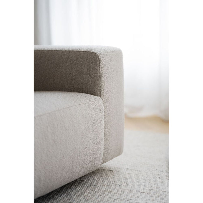 WILLARD Modulares Sofa Hellbeige 236x98x70cm - ZEN ZONE