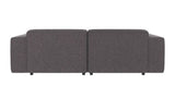 WILLARD 3-Sitzer-Sofa Links dunkelgrau 234x161x70cm - ZEN ZONE Furniture