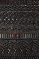 Tabwa Sideboard - lackiertes Teak - off black - 4 Türen - 200 x 45 x 85 cm - ZEN ZONE Furniture