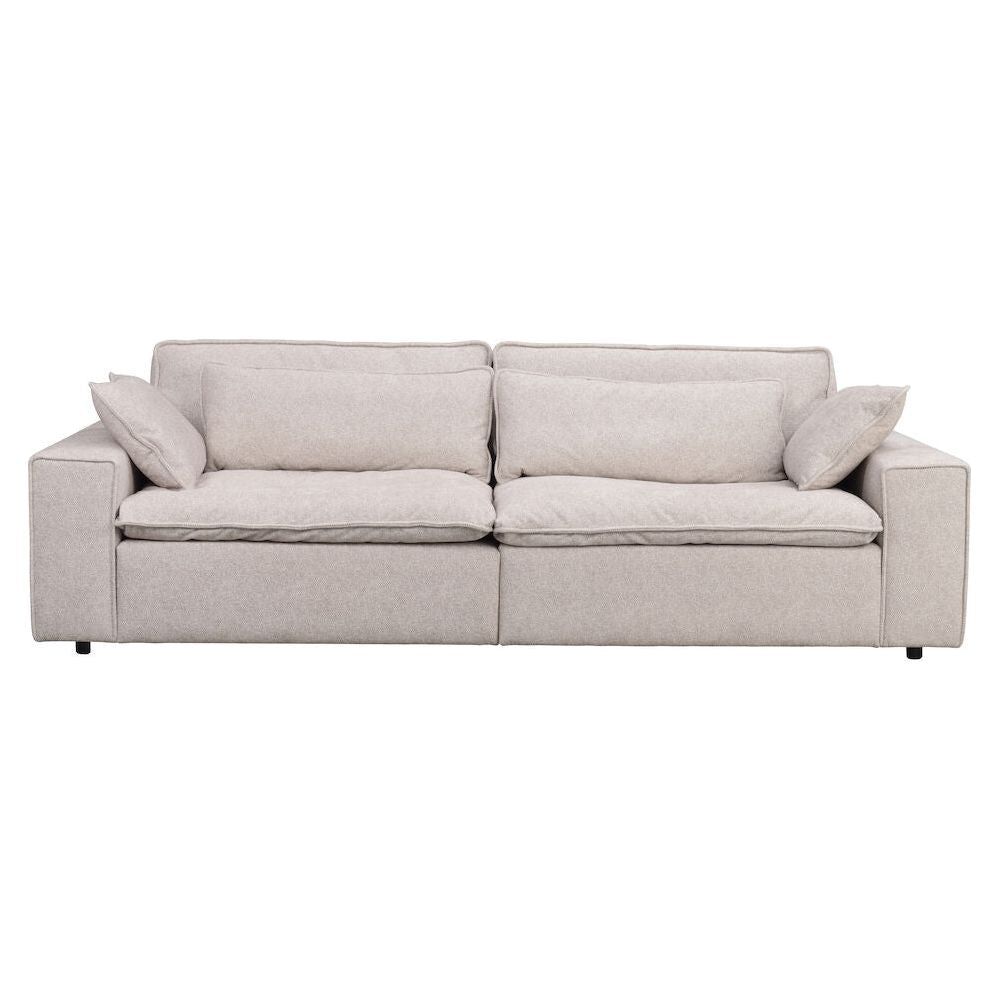 RAWLINS 3-Sitzer-Sofa Beige 259x116x85cm - ZEN ZONE