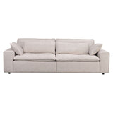 RAWLINS 3-Sitzer-Sofa Beige 259x116x85cm - ZEN ZONE