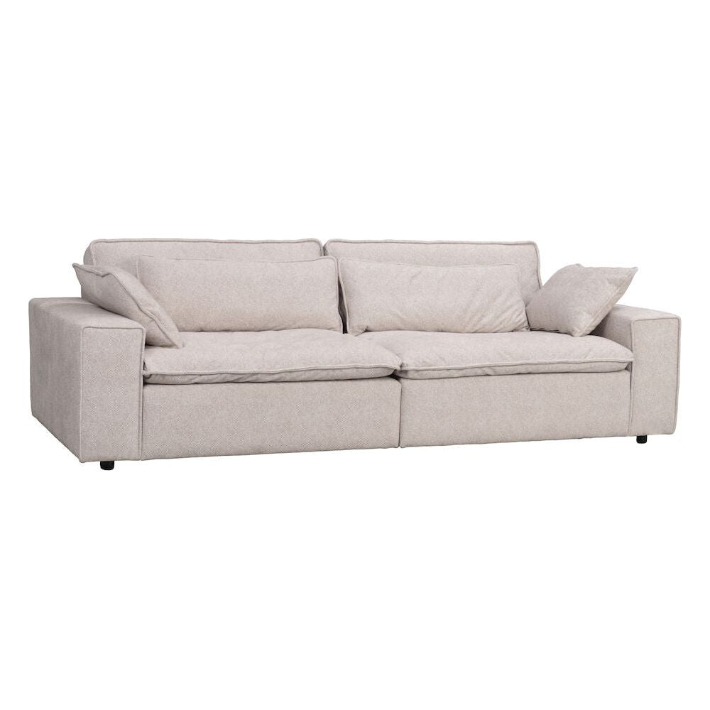 RAWLINS 3-Sitzer-Sofa Beige 259x116x85cm - ZEN ZONE