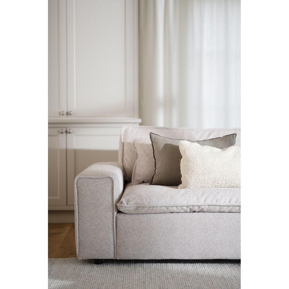 RAWLINS 3-Sitzer-Sofa Beige 259x116x85cm - ZEN ZONE