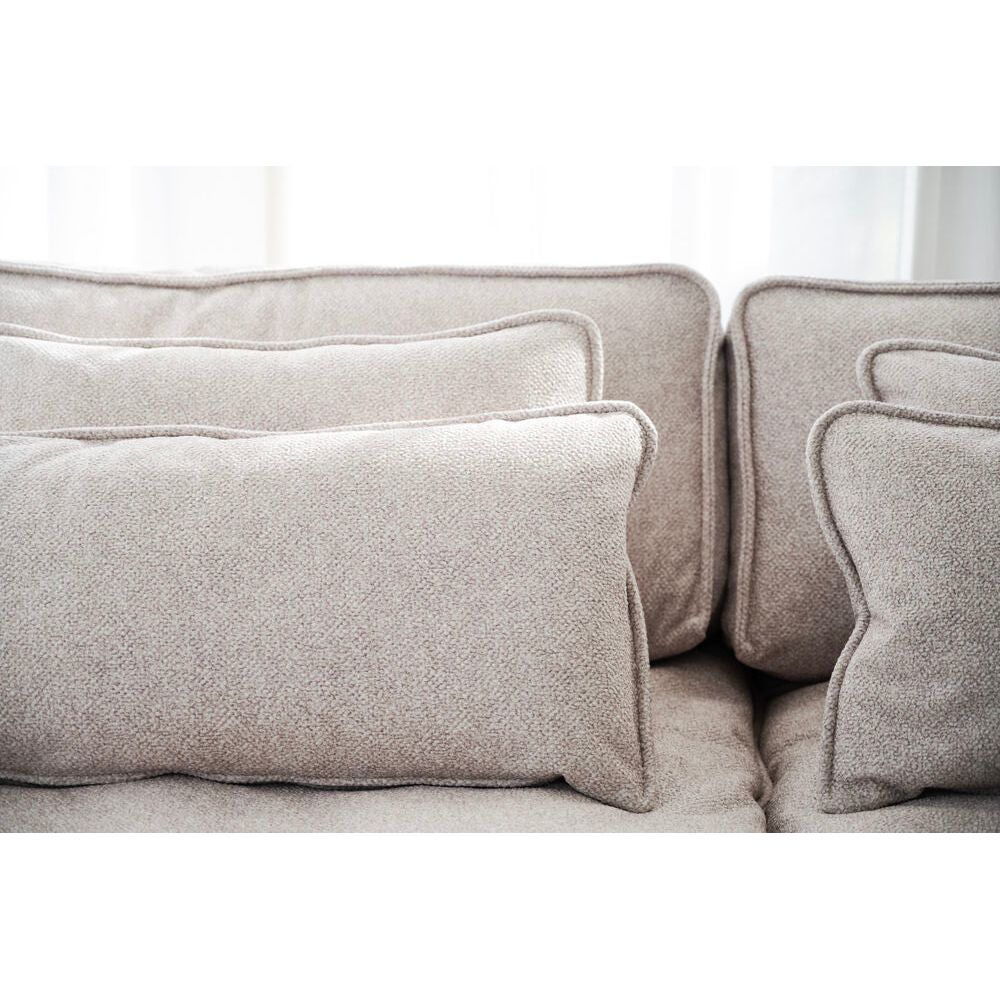 RAWLINS 3-Sitzer-Sofa Beige 259x116x85cm - ZEN ZONE