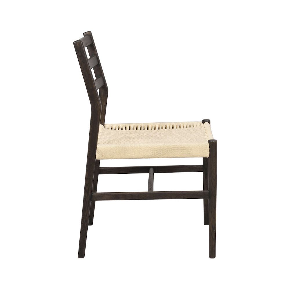 HARLAN Esszimmerstuhl Braun/hellbeige 49x54x86cm - ZEN ZONE