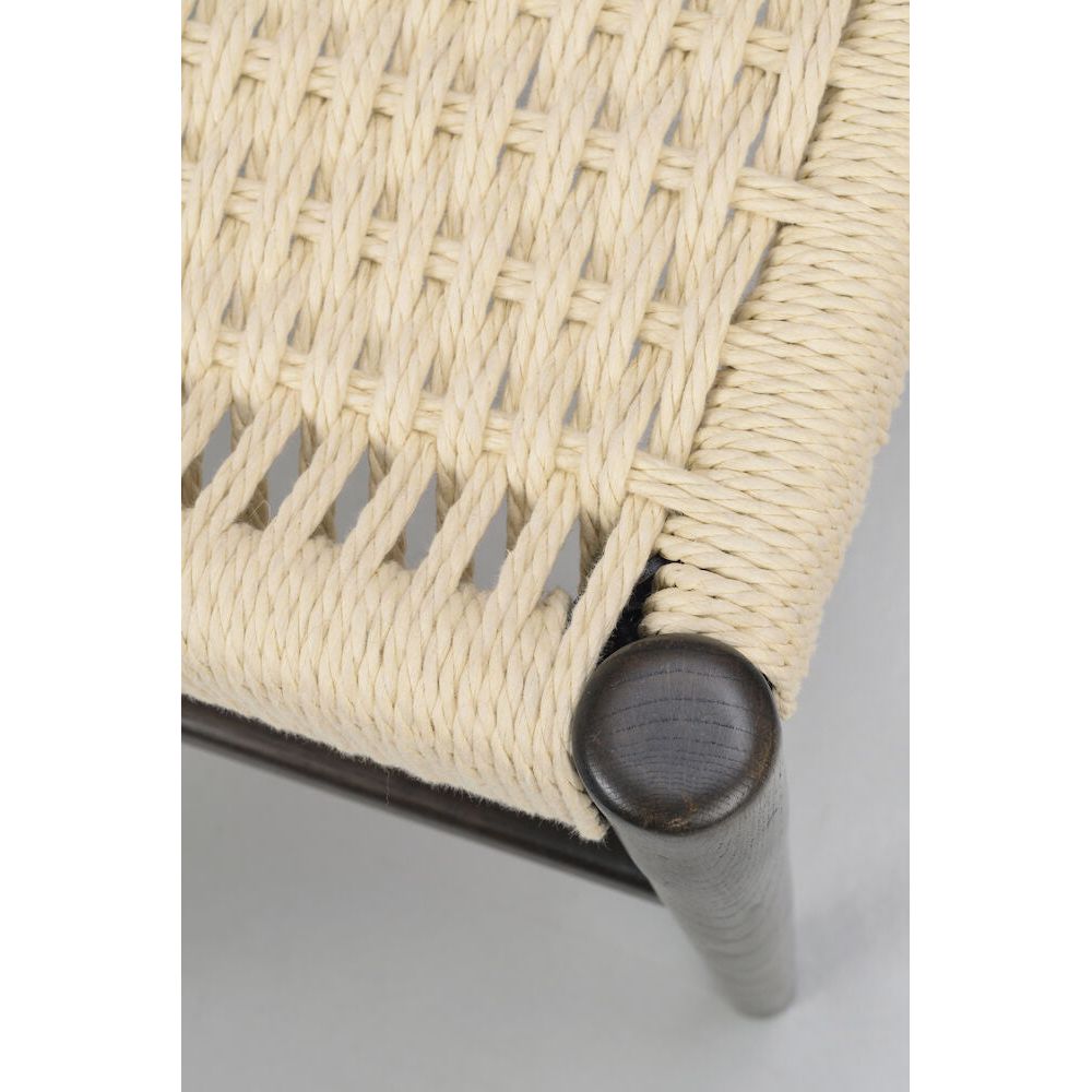 HARLAN Esszimmerstuhl Braun/hellbeige 49x54x86cm - ZEN ZONE