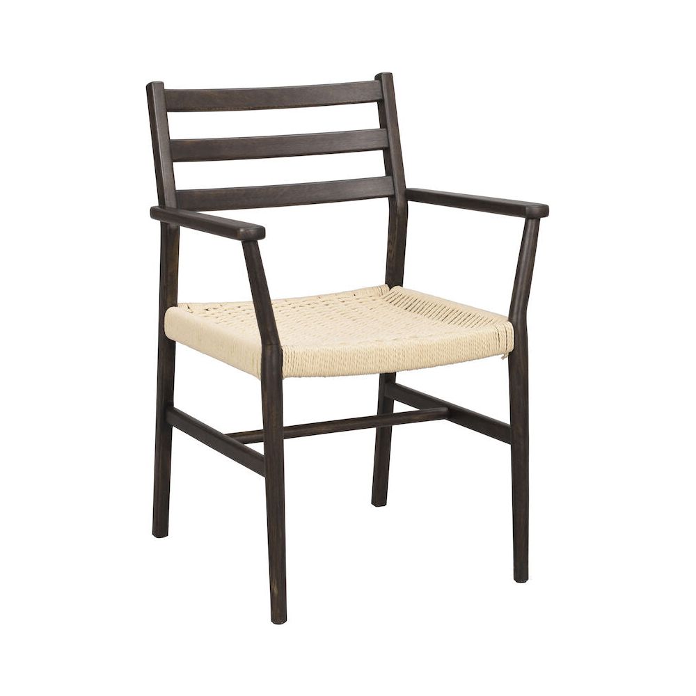 HARLAN Esszimmerstuhl Braun/hellbeige 56x54x86cm - ZEN ZONE