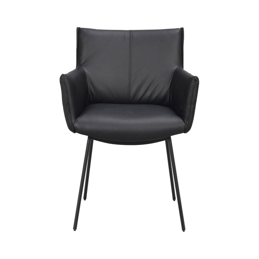 HINCKLEY Esszimmerstuhl Schwarz 58x62x84cm - ZEN ZONE
