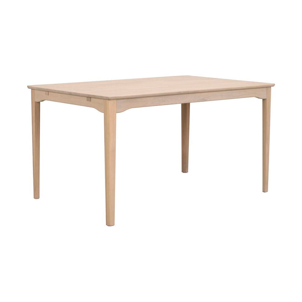 MARKHAM Esstisch Weiß pigmentiert 140x90x75cm - ZEN ZONE Furniture