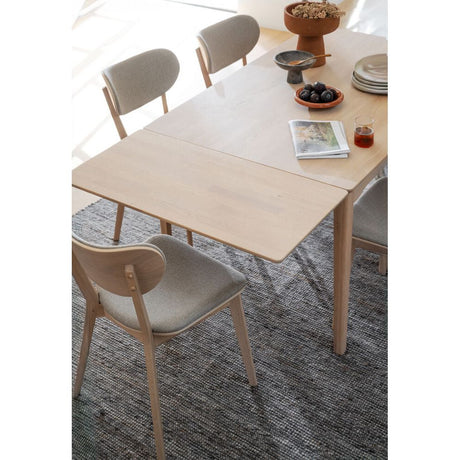 MARKHAM Esstisch Weiß pigmentiert 140x90x75cm - ZEN ZONE Furniture