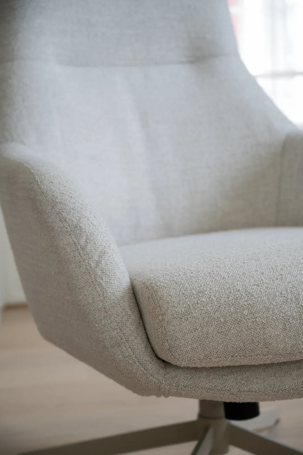 CONROE Sofasessel Hellbeige/Beige, 78x74x103 cm - ZEN ZONE Furniture