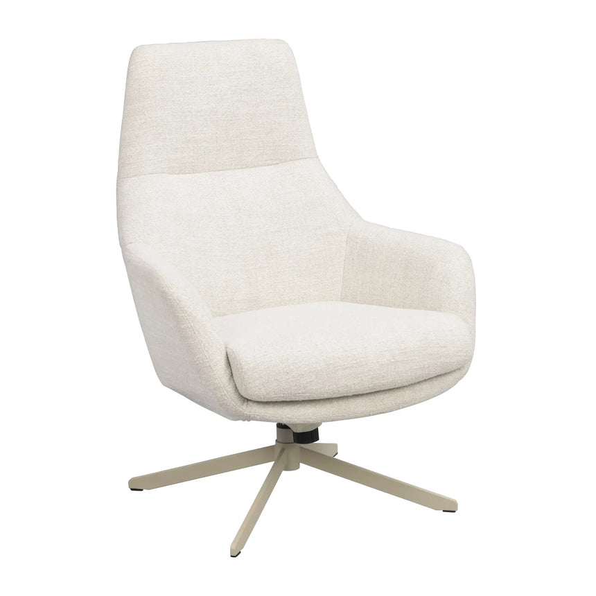 CONROE Sofasessel Hellbeige/Beige, 78x74x103 cm - ZEN ZONE Furniture
