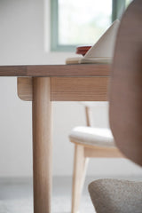 FAIRMOUNT Esstisch Beige/Weiß pigmentiert 120x120x75cm