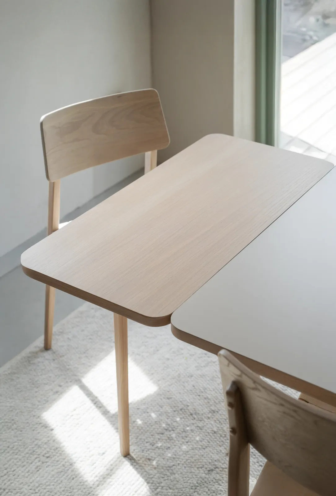FAIRMOUNT Ausziehplatte Weiß pigmentiert 45x95x4cm