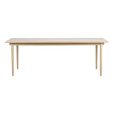 FAIRMOUNT Esstisch Beige/Weiß pigmentiert 220x95x75cm