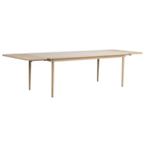 FAIRMOUNT Ausziehplatte Weiß pigmentiert 45x95x4cm