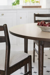 FAIRMOUNT Esstisch Beige/braun 120x120x75cm