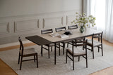 FAIRMOUNT Esstisch Beige/braun 220x95x75cm