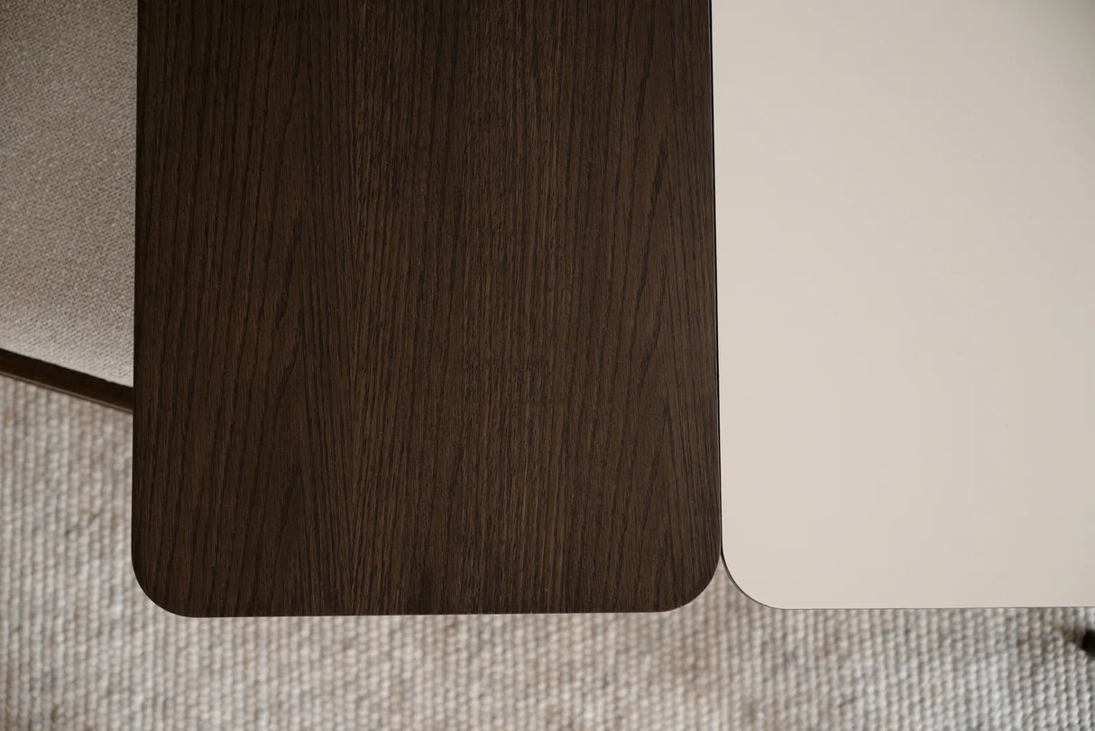 FAIRMOUNT Ausziehplatte Braun 45x95x4cm
