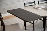 FAIRMOUNT Ausziehplatte Braun 45x95x4cm