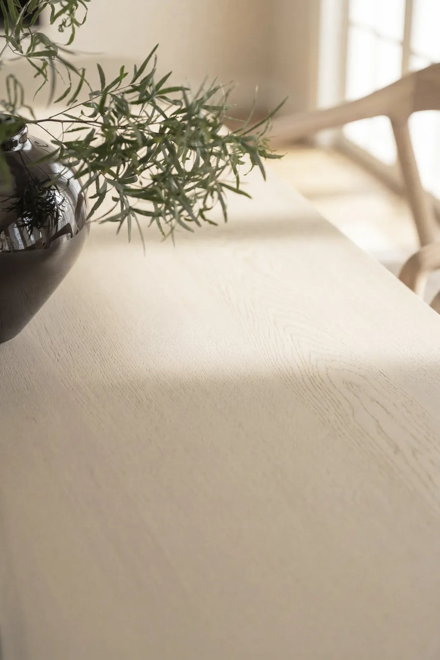 Table de salle à manger DRISCOLL en chêne, 240x100x75 cm