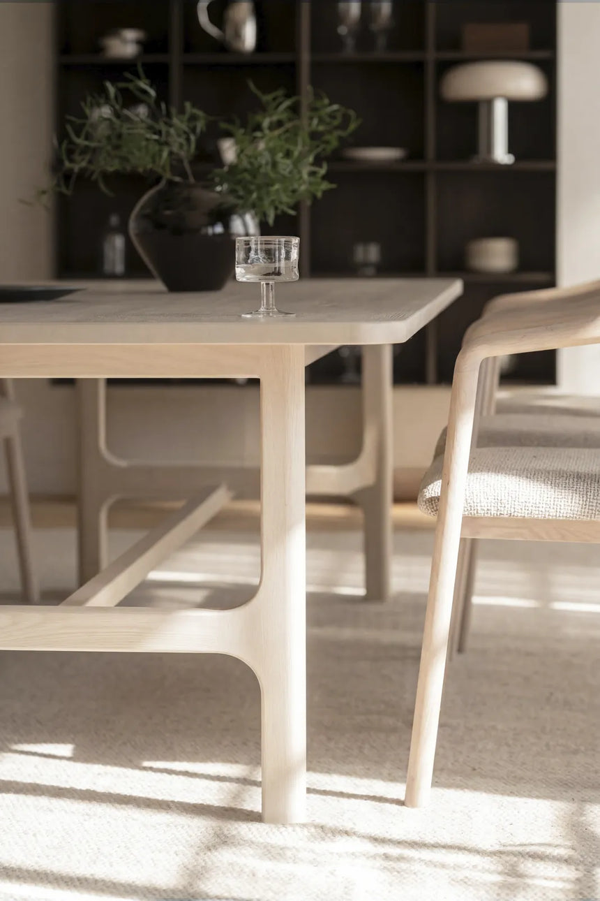 Table de salle à manger DRISCOLL en chêne, 240x100x75 cm