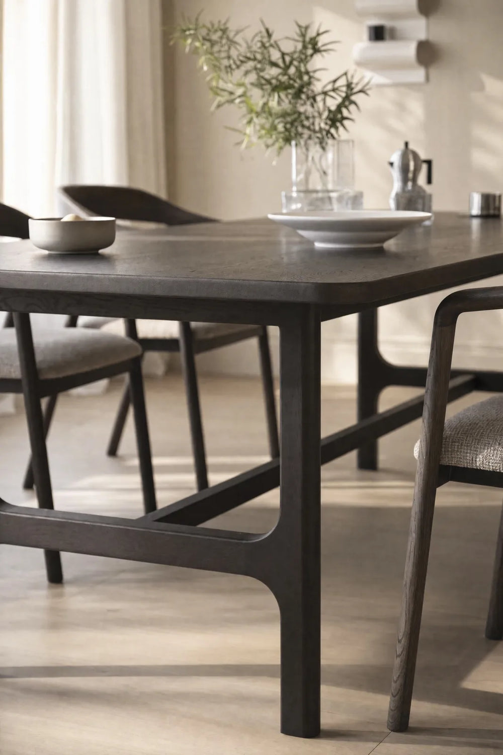Table de salle à manger DRISCOLL en chêne, 240x100x75 cm