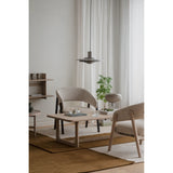 BARNABY Loungesessel aus Eiche und Stoff, 69x70x75 cm - ZEN ZONE Furniture